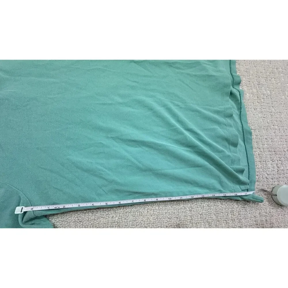 Polo Ralph Lauren Classic Fit Polo Men's XL Mint Green Royal Blue Pony Preppy
